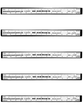 Western Instruments W-PT Pull Test Bars